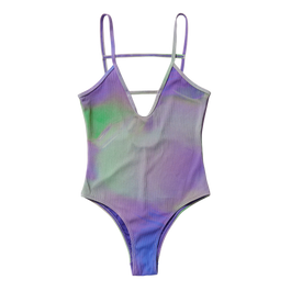Inga Classic Swimsuit - Purple / Green - 2024